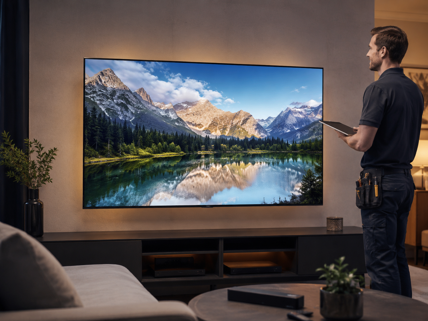 Large TV restored